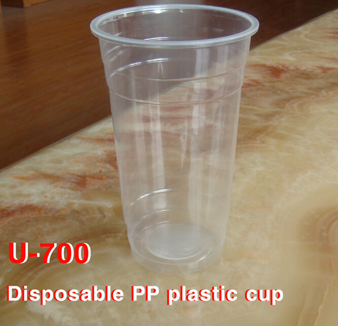 一次性塑料杯 酸奶杯 果汁杯 700ml批发