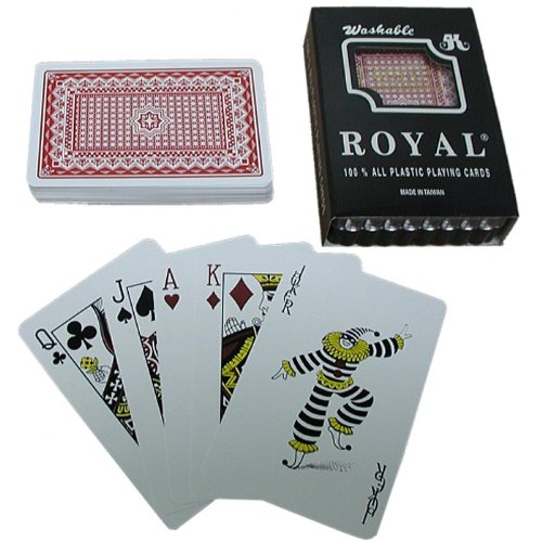 供应台湾ROYAL四角星|皇家塑料扑克牌|
