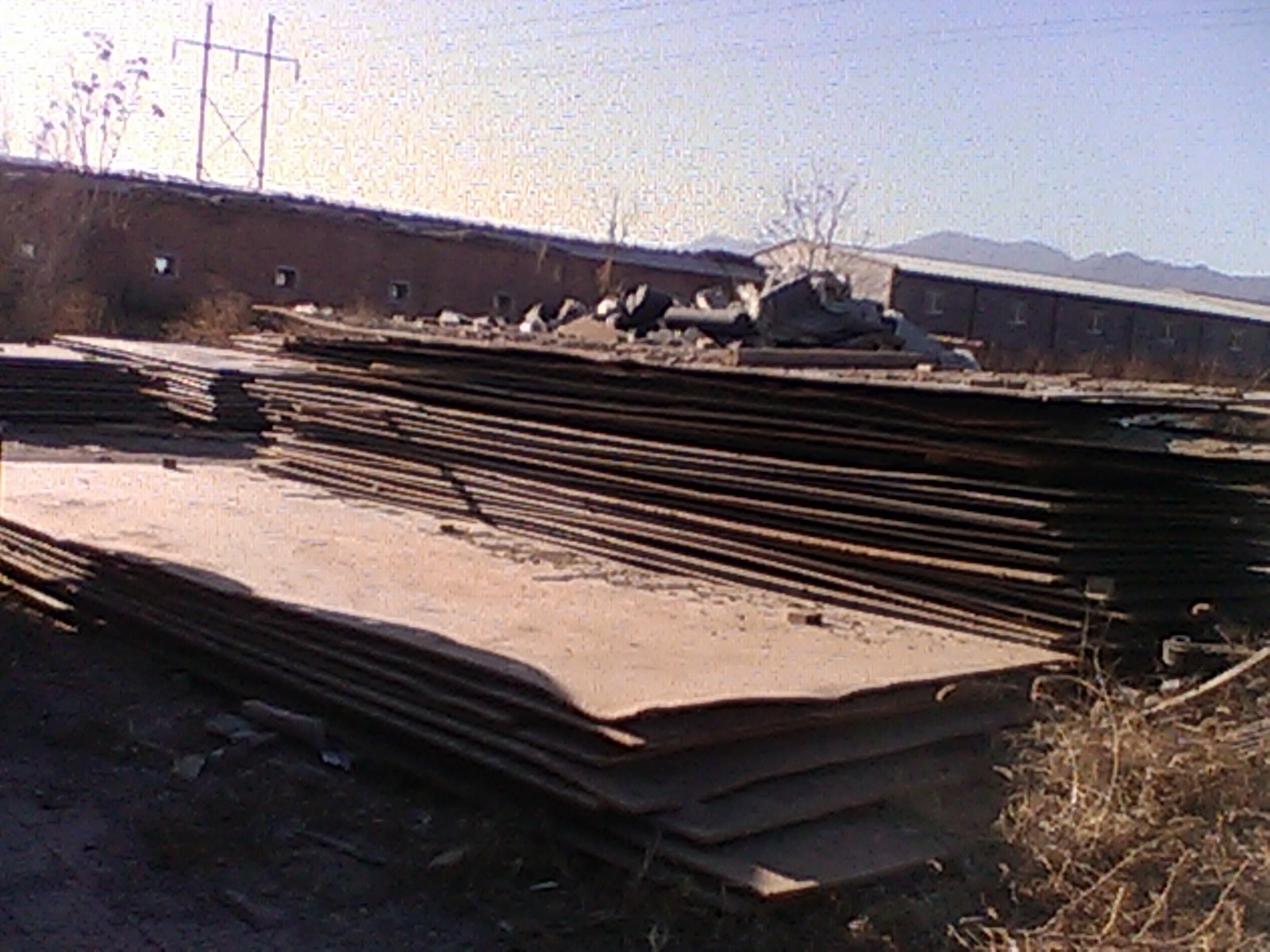 北京市钢板租赁厂家供应用于工地临时便道的钢板租赁