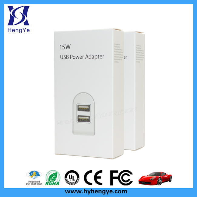 深圳市USB墙充 双usb充电器3.0A多功能厂家供应USB墙充 双usb充电器3.0A多功能