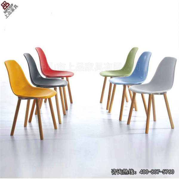 中山市塑料板式餐椅厂家供应塑料板式餐椅  上品推荐【SP-UC030】塑料桌板不锈钢椅脚