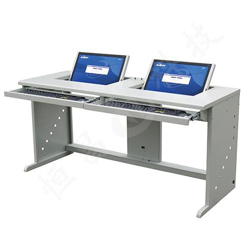 供应海仕杰翻转式钢制学生电脑桌DNZ-5300
