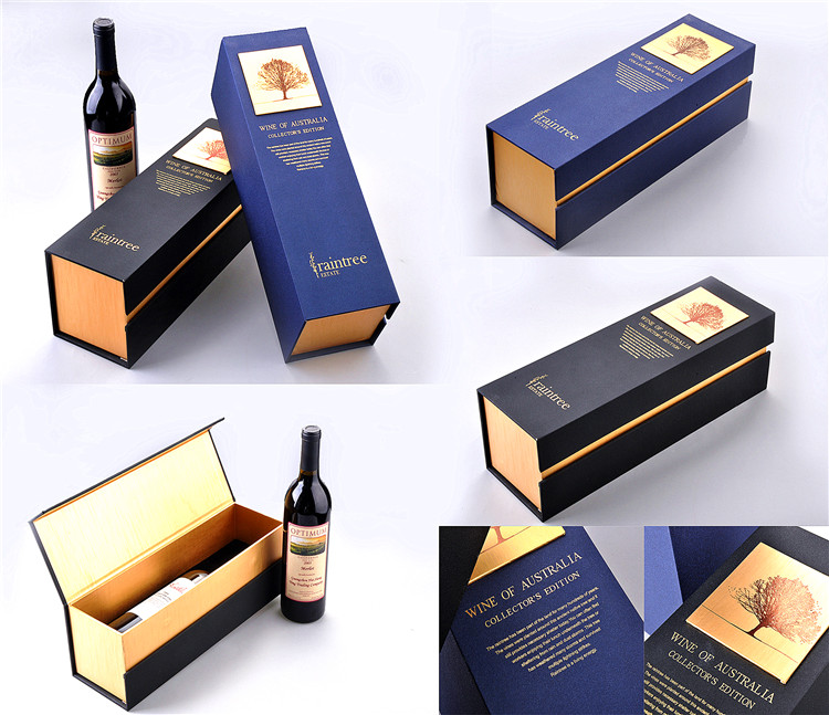 供应珠海礼品包装礼盒定做酒类包装盒 珠海酒盒厂家 韩国美国新加坡出口酒盒定做图片