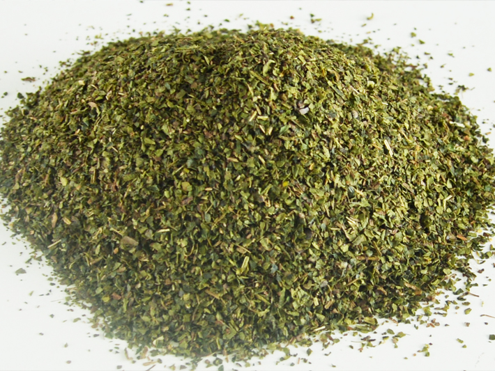 供应低农绿茶片 袋泡茶原料图片