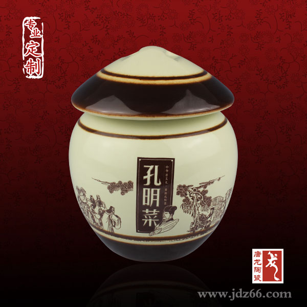 供应用于储物装饰的陶瓷罐子定制订购