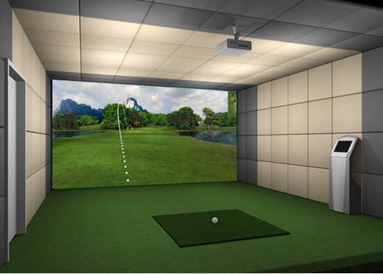 供应高速摄像室内模拟高尔夫--高尔夫模拟器厂家直销-高尔夫练习器具图片