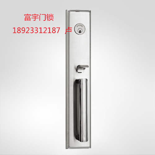 供应用于金属门的广东304不锈钢拉手面板插芯卧室锁