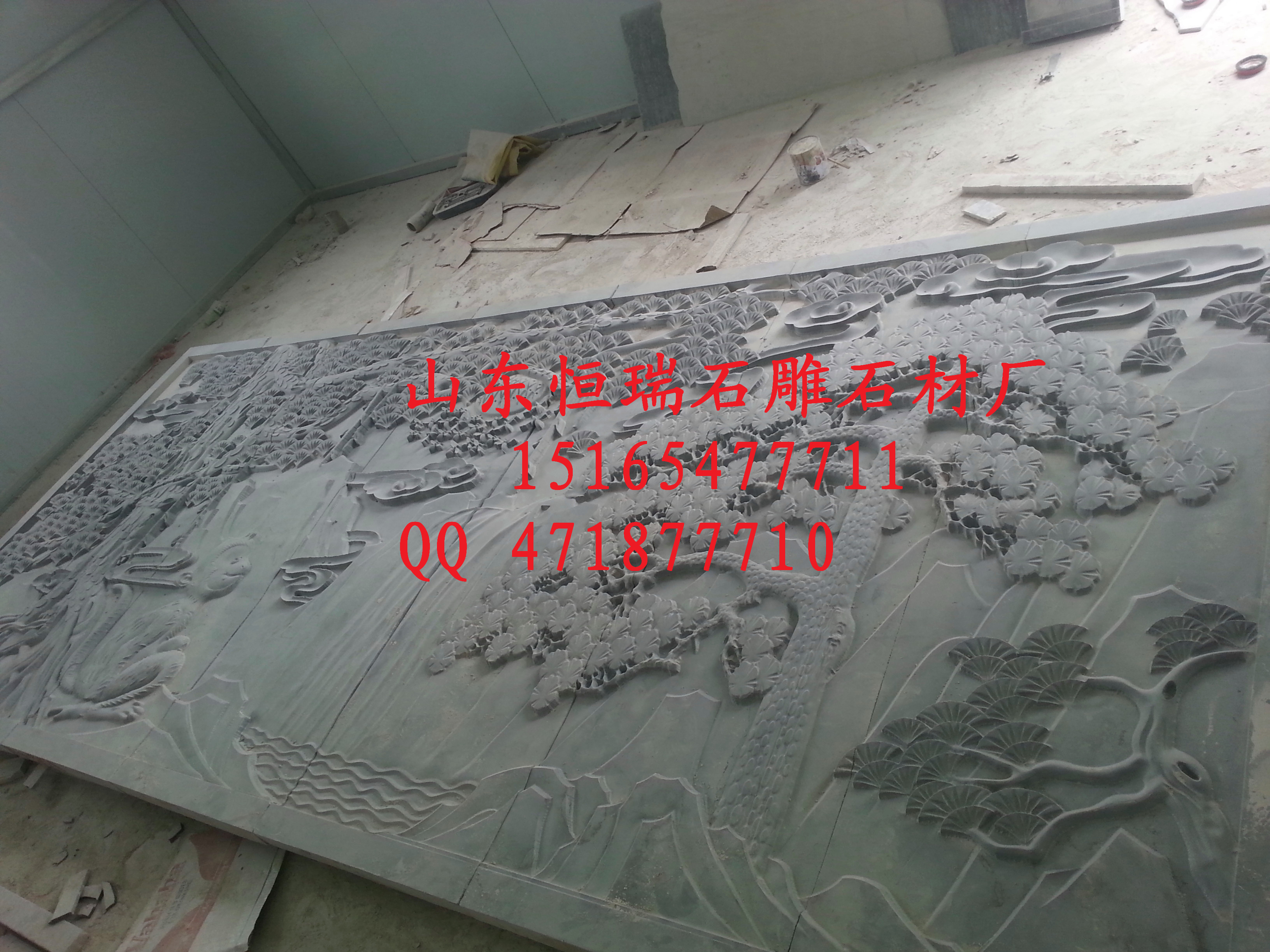 济宁市石雕壁画 八骏图厂家
