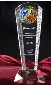 供应用于颁奖典礼|水晶的魅力水晶酸洗刀片奖杯图片