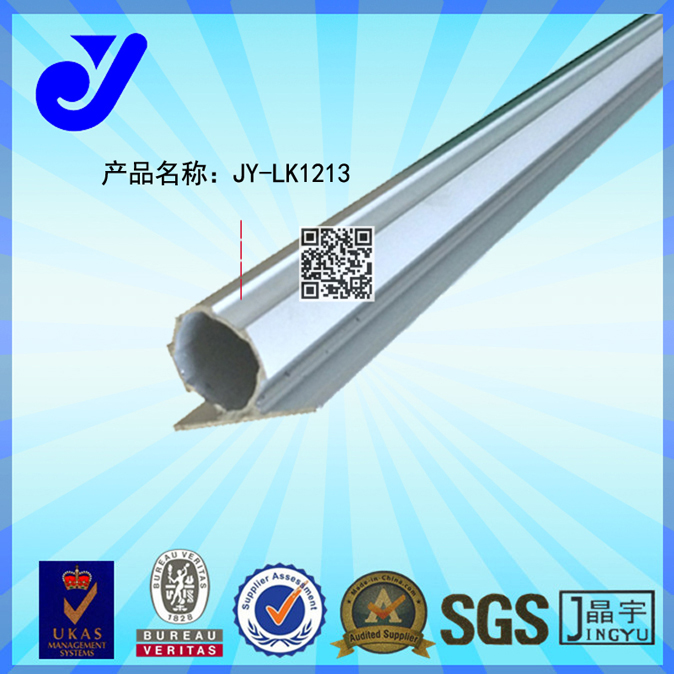 JY-LK1213|铝线棒|铝燕尾管|货架铝管|工作台铝管|家具铝管|自动化铝管图片