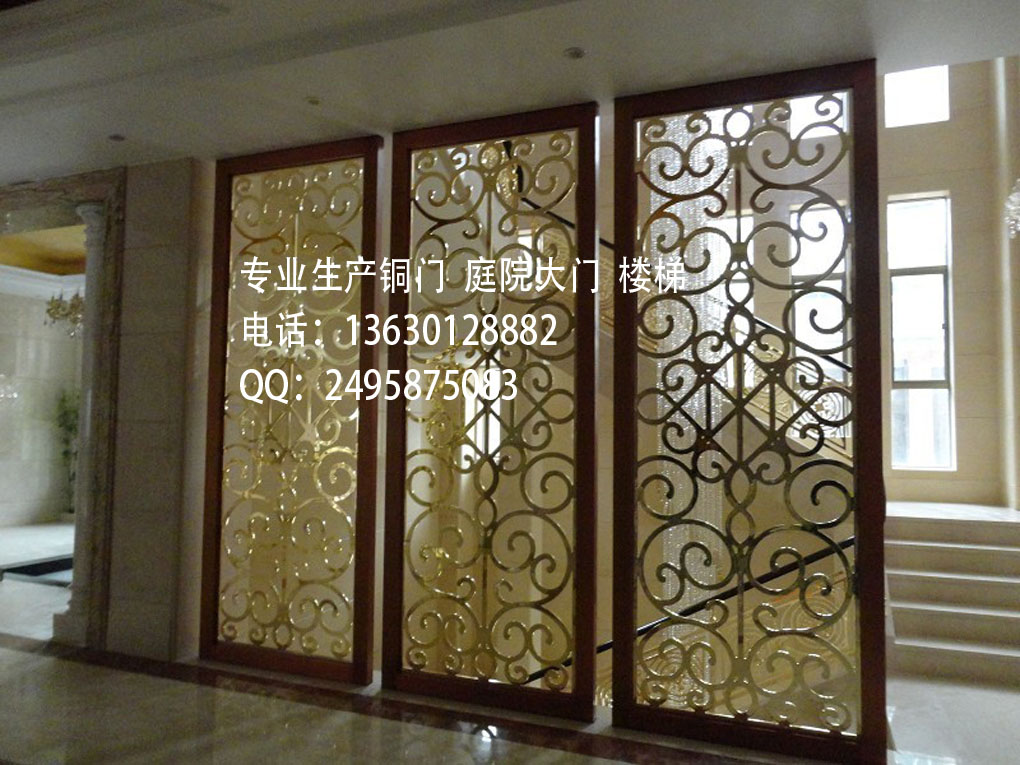 广东别墅装修的铜门-聚福龙铜门厂-质量第一，