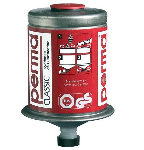 perma classic SF01铁罐拉环形自动加脂器|单点一次性化学驱动润滑泵|齿轮箱德国进口单点自动润滑泵