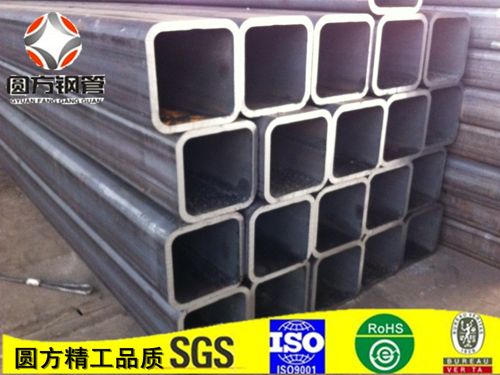 沧州市方形钢管厂家供应钢结构用方形钢管  16mn厚壁方钢管应用于船舶制造工程