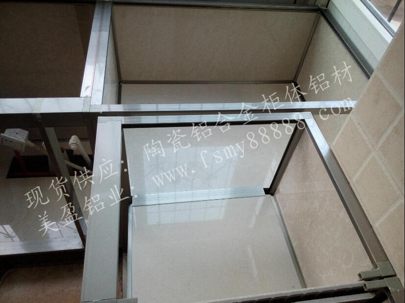 现货供应江苏南京陶瓷铝合金柜体瓷砖橱柜生产基地图片