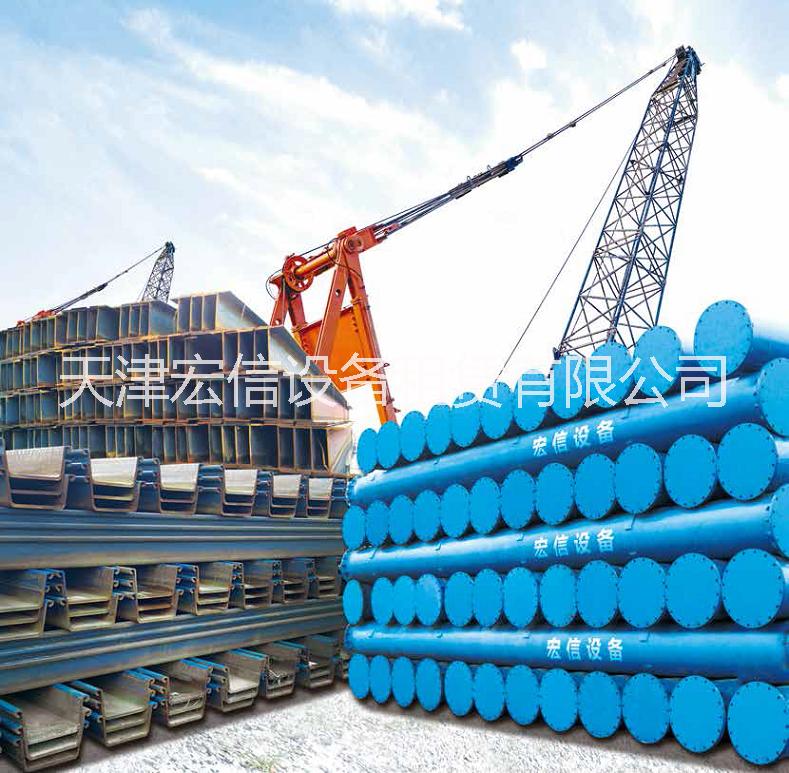 天津市供应拉森钢板桩 租赁施工打拔厂家