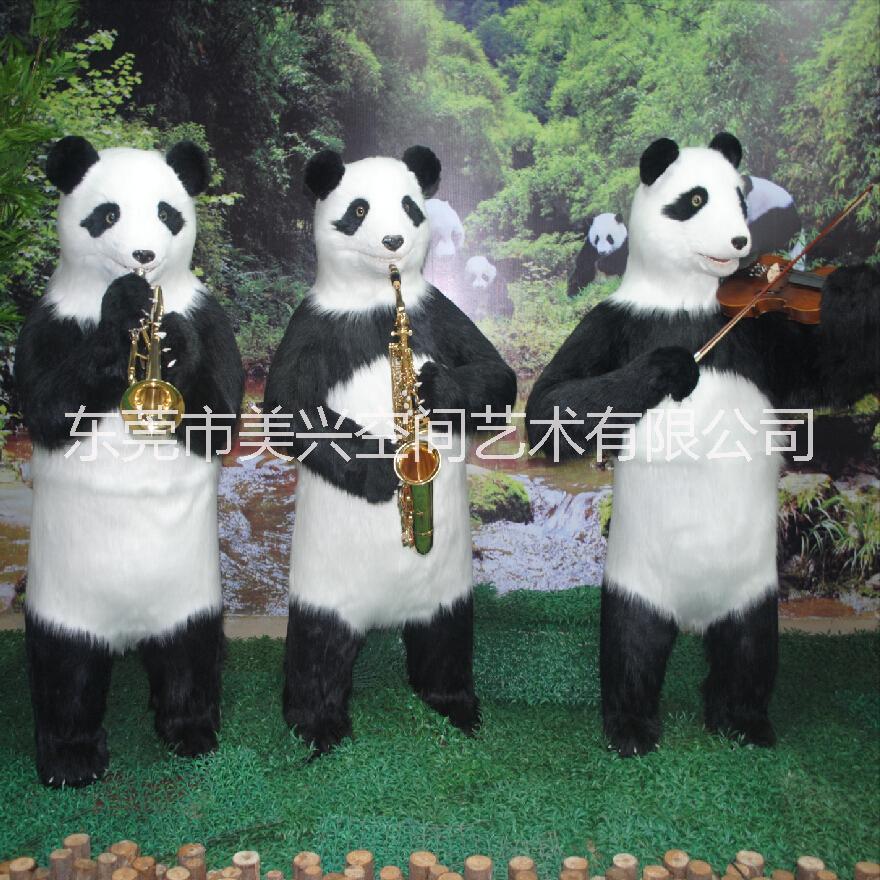 熊猫模型出租 熊猫展租赁 纸熊猫展览 卡通熊猫模型出租 广东优质模型公司图片