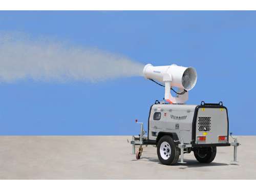 路得威供应雾炮送风式雾炮喷雾降尘机厂家直销大型除尘设备图片