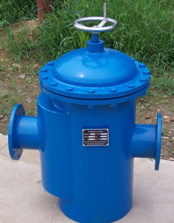 供应工业水系统立式手摇刷式过滤器