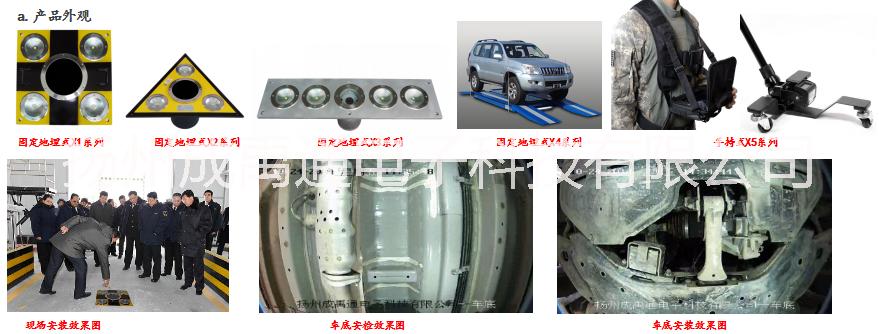 【成禹通】车底安检仪+底盘安全检查仪+车底安检地埋式摄像机图片