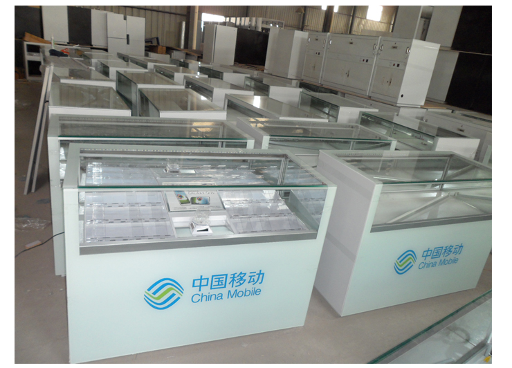 南京腾飞柜台厂生产的钢制手机柜台批发