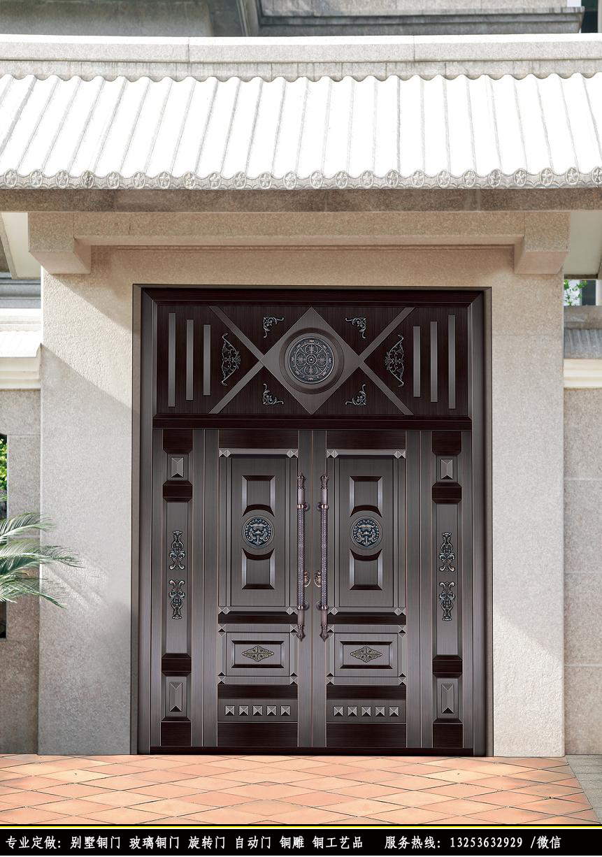 洛阳铜门供应洛阳铜门|别墅铜门|玻璃铜门|铜大门
