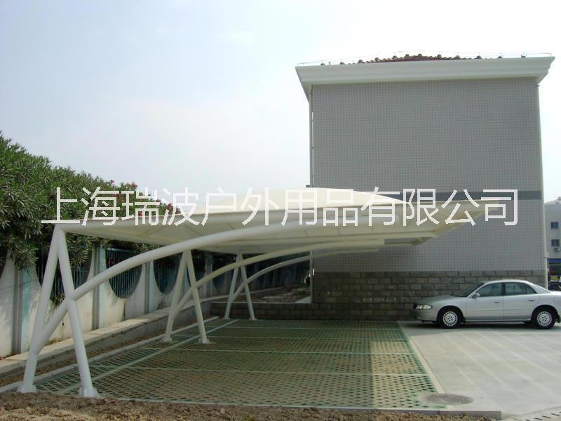 供应于安徽膜结构自行车棚停车棚，上海膜结构停车棚，汽车遮阳棚厂家图片