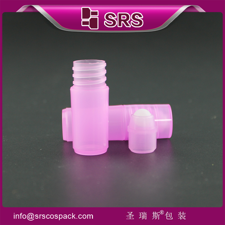 RPP-3ML现货RPP-3ML小样瓶 香水精油分装瓶 塑料走珠瓶 滚珠瓶 粉色