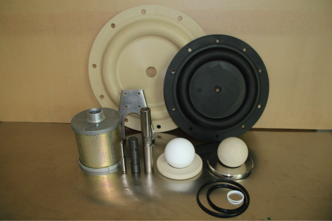 供应美国ARO隔膜泵配件、膜片、球、球座、服务包、换向阀、球阀图片