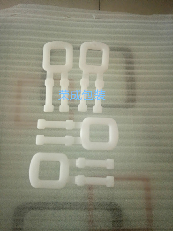 深圳市乳白塑料打包扣厂家供应乳白塑料打包扣-手动包装扣