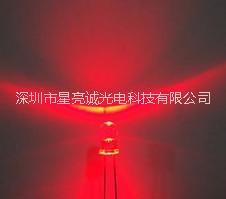 供应用于LED的F5圆头红光 5MM圆头红光无边 联胜14MIL超高亮芯片封装 实测亮度8000MCD图片