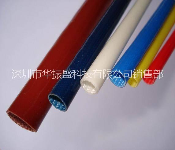 供应用于保护，绝缘的硅树脂玻璃纤维套管