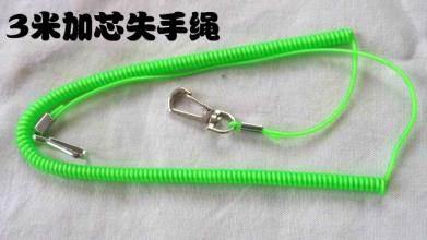 东莞市塑料弹簧挂绳 工具失手绳 渔具绳厂家