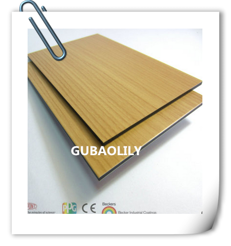 美丽复合板/木纹金属复合板 美丽复合板（铝板+进口木纹膜）