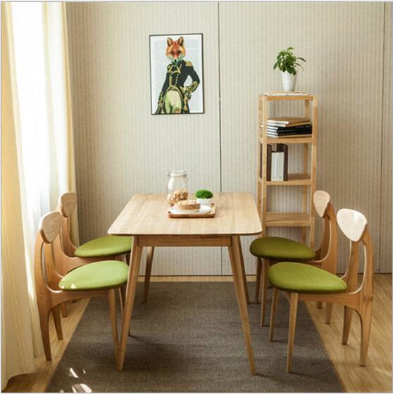供应小户型现代简约饭桌白橡木餐桌椅