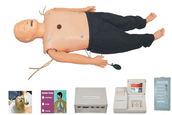 高等多功能急救训练模拟人-上海心肺复苏模型-哪里有心肺复苏模型厂家- 高等多功能急图片