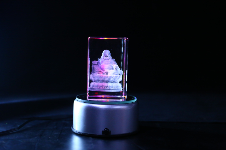 激光内雕水晶玻璃来料生产加工批发