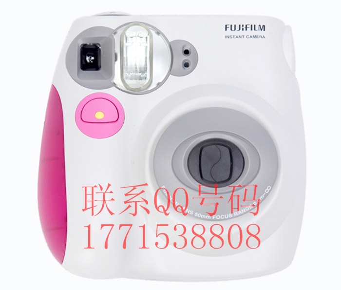 供应拍立得mini7s相机香港 韩国包邮富士一次成像相机 粉色
