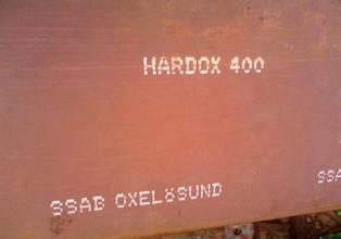 供应用于矿山机械的HARDOX550耐磨钢板，悍达耐磨钢板，进口耐磨钢板图片