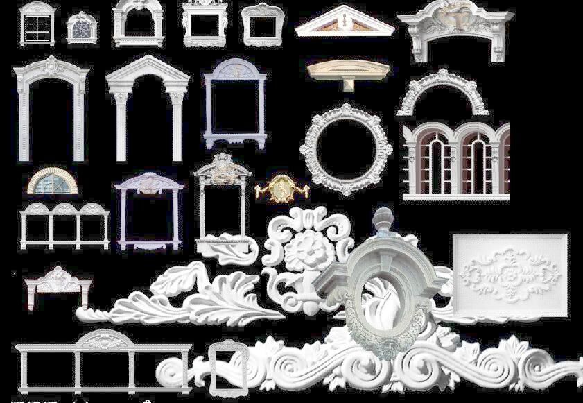 安徽gr构件、河南grc线脚，江苏罗马柱、山东欧式构件山西构件厂图片