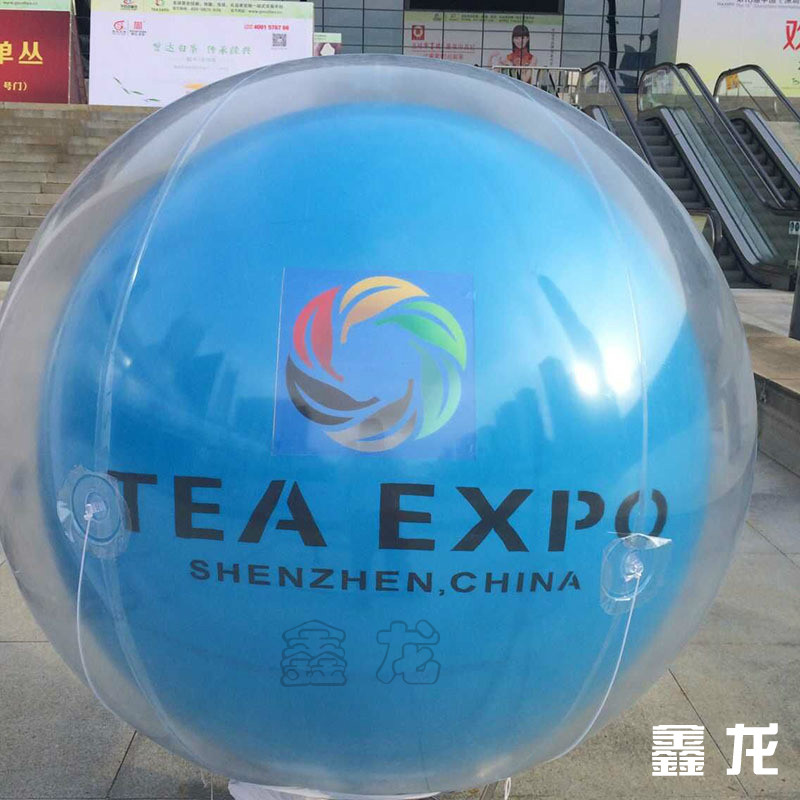 深圳市落地双层气球厂家供应用于适合于各种场的落地双层气球热销产品厂家定制供应展会礼品气球 PVC金色单层双层落地球