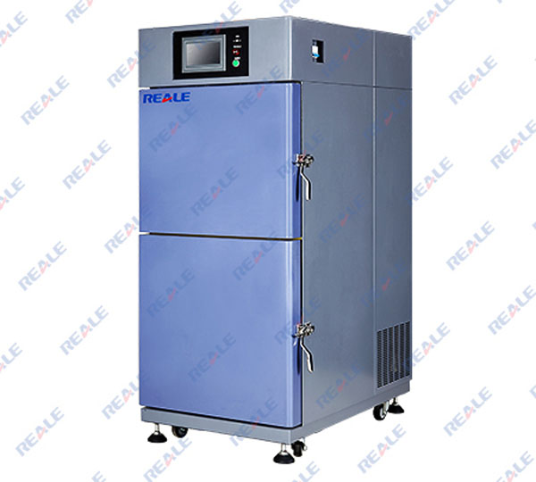 供应用于模拟环境试验的两箱式冷热冲击试验机