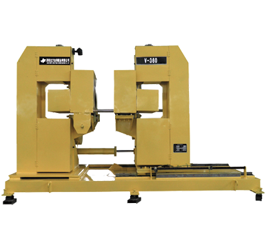 供应定制数控V360专用双立式锯床 金万锋锯床生产厂家双锯条