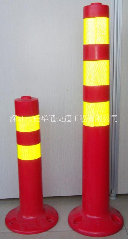 深圳PU警示柱 塑料反光柱厂家 深圳防护桩厂家 交通设施厂家