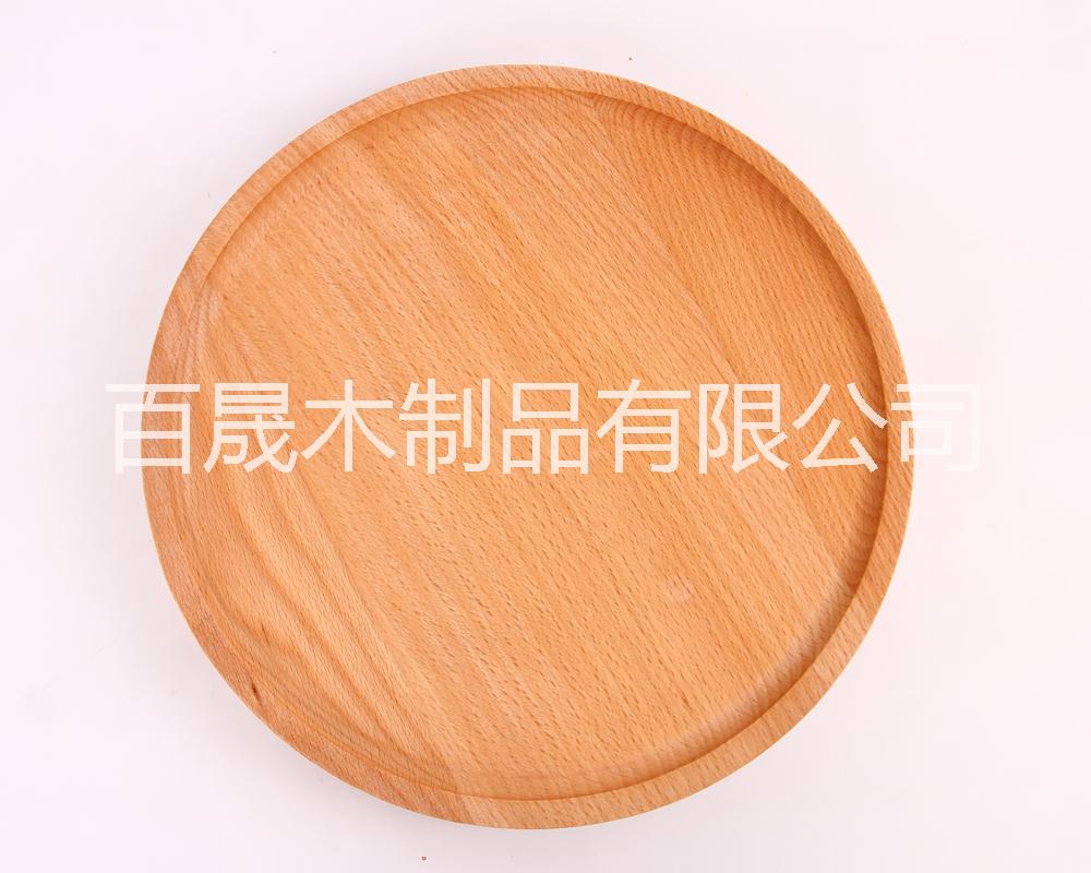 圆形榉木拼接12寸披萨盘 木质西餐厅牛排托盘 早餐面包托盘 圆形榉木披萨盘价格