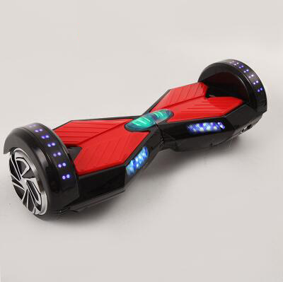 电动滑板车8寸带蓝牙跑马灯双轮平衡车,电动滑板车,摄位车火星车体感车思维车