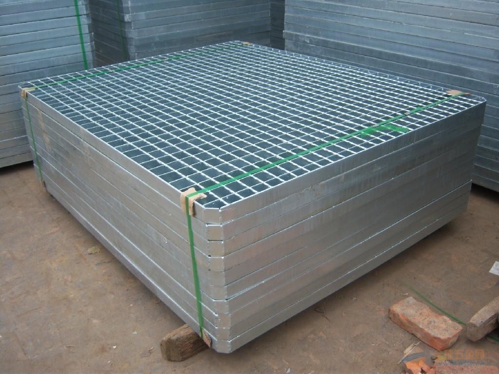 污水处理用格栅板沟盖 平台钢格板