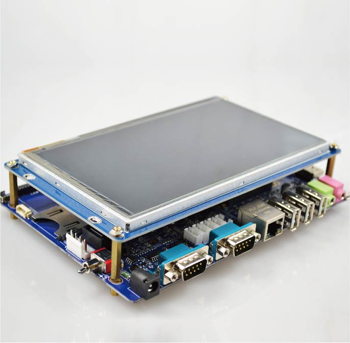 飞思卡尔TQIMX6Q_BASEC四核开发板+7寸清屏嵌入式套装