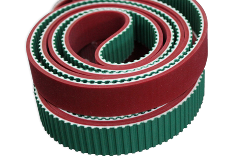 广州生产厂家供应 加红胶带绿布同步带 PU传动带 量大从优