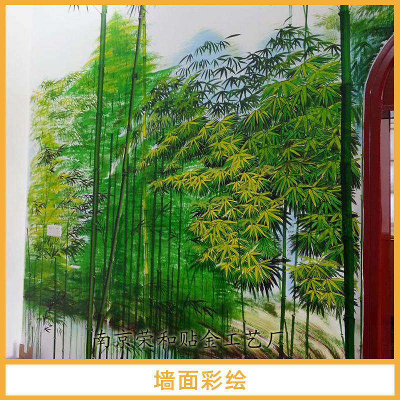 墙面彩绘 佛像彩绘工程 彩绘工艺 南京彩绘工程案例