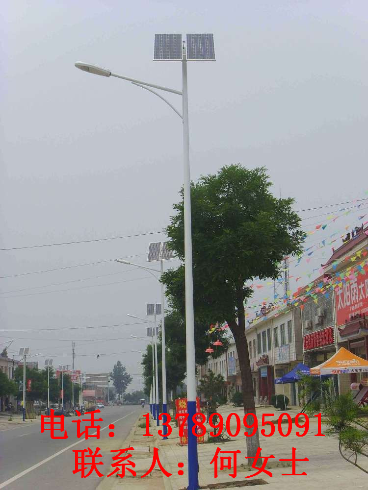 湖南湘潭太阳能路灯厂家  太阳能路灯的参数价格图片